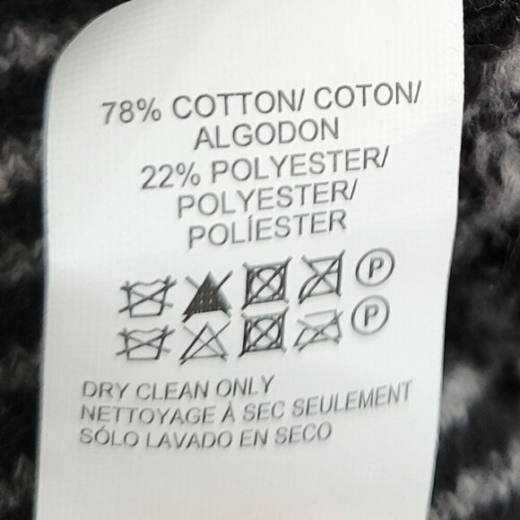 Lucky Brand Long Draped Open Front Waterfall Color Block Cardigan M - Picture 12 of 15